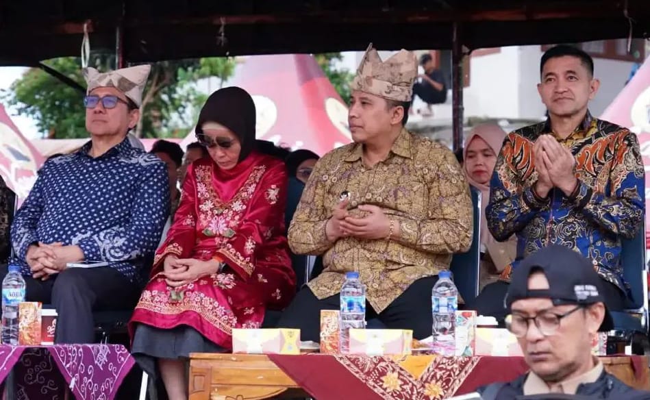 Ketua DPRD Padang Panjang, Imral, SE, saat hadiri Wisata Fair III Desa Kubu Gadang .